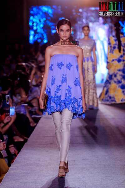 Manish Malhotra's Blue Runway Collection for LFW Summer 2015