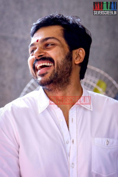 Actor Karthi Sivakumar at PVP Production No 9 Pooja Photos