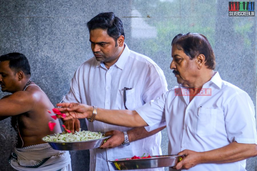 Actor Sivakumar at PVP Production No 9 Pooja Photos