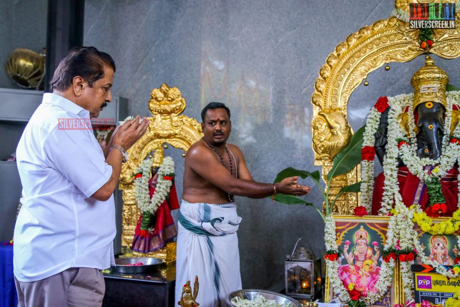 Actor Sivakumar at PVP Production No 9 Pooja Photos