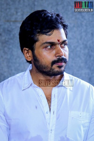 Actor Karthi Sivakumar at PVP Production No 9 Pooja Photos