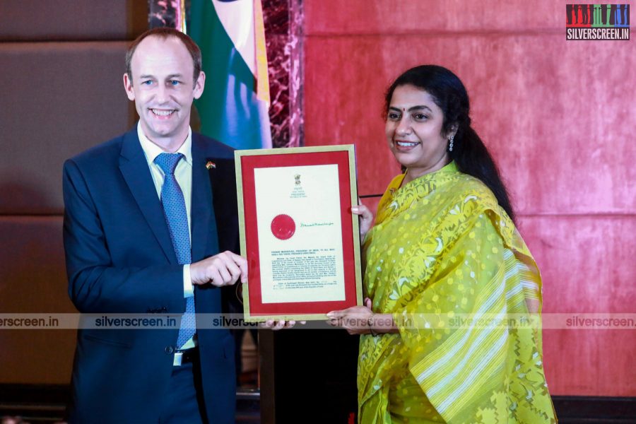 Suhasini Maniratnam Receives Honorary Doctorate from Consul of the Grand Duchy of Luxembourg