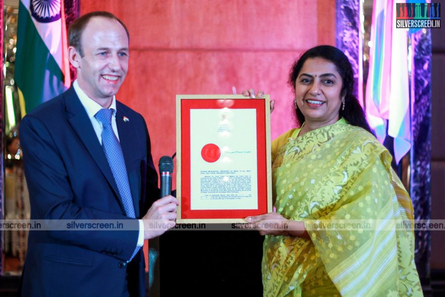 Suhasini Maniratnam Receives Honorary Doctorate from Consul of the Grand Duchy of Luxembourg