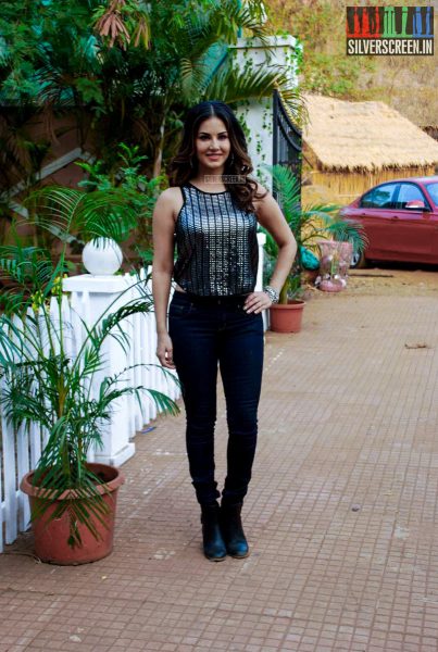 Sunny Leone at Dangerous Husn Movie Shoot