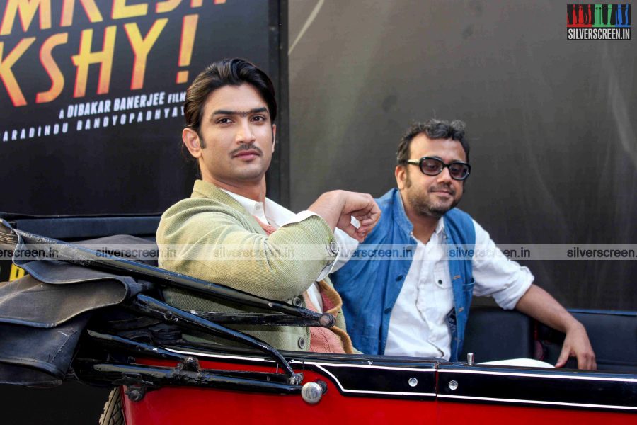 Sushant Singh Rajput at Trailer Launch Of Detective Byomkesh Bakshy