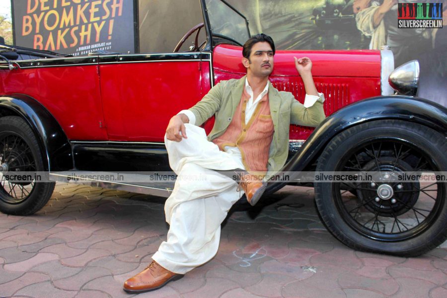 Sushant Singh Rajput at Trailer Launch Of Detective Byomkesh Bakshy