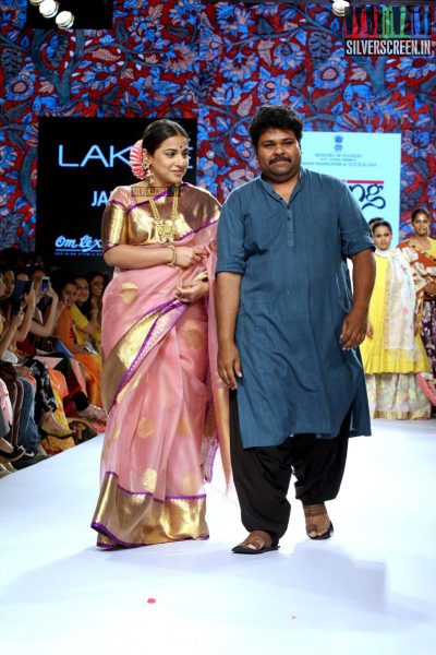 Vidya Balan at Lakeme Fashion Week Summer 2015 for Gaurang