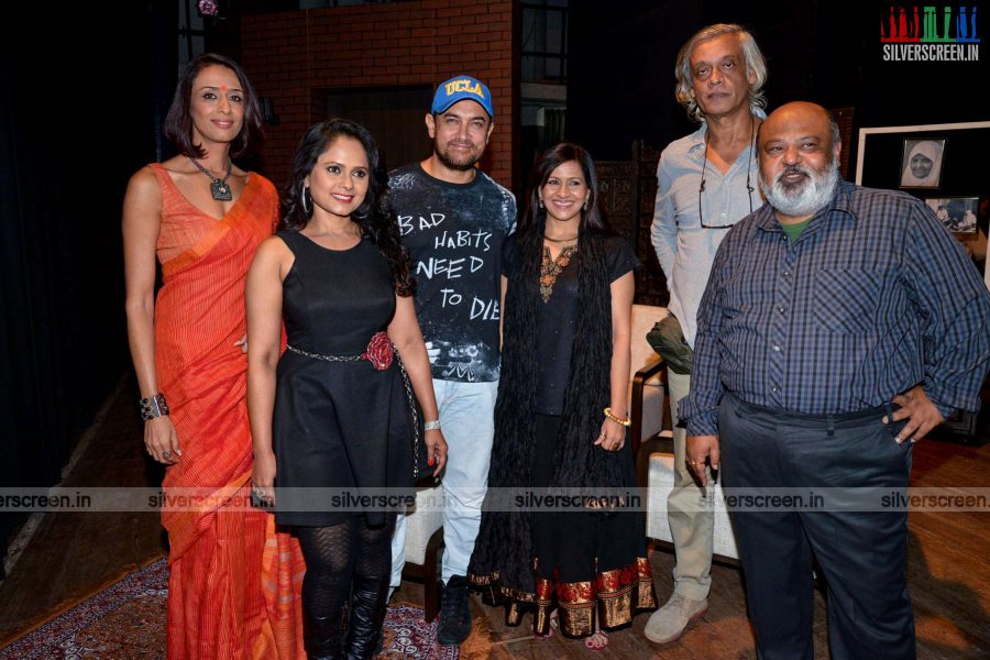 Aamir Khan at the 50th show Ashvin Gidwani's Play Two to Tango Three to Jive