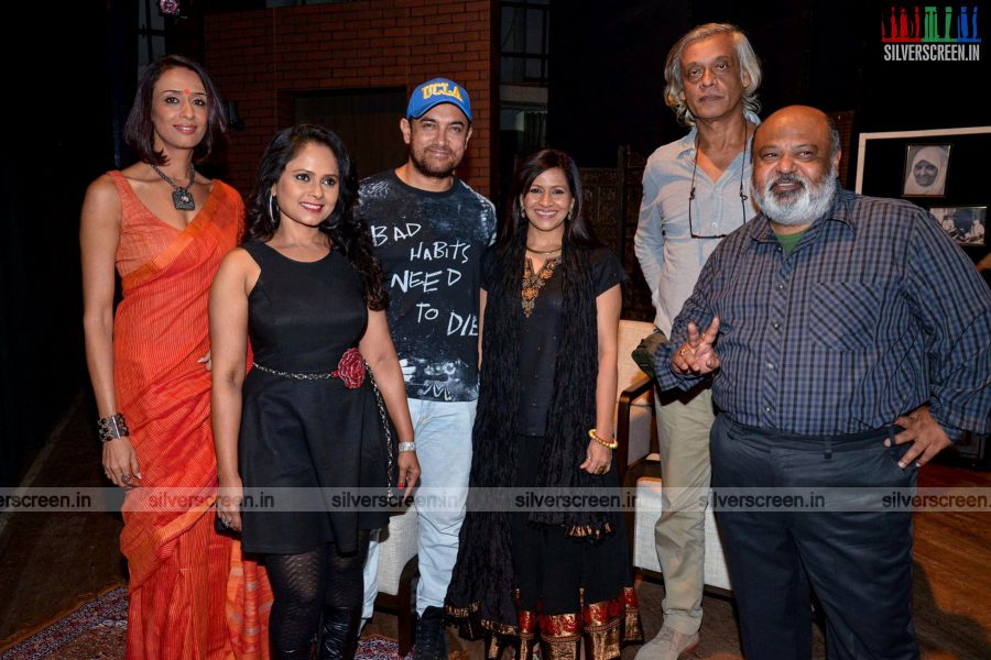 Aamir Khan at the 50th show Ashvin Gidwani's Play Two to Tango Three to Jive