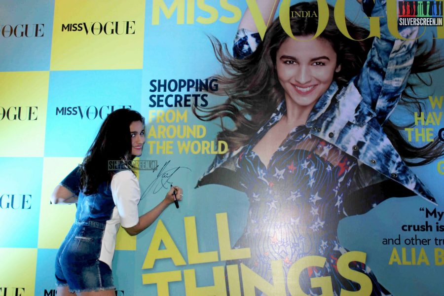 Alia Bhatt launches first edition of Miss Vogue India