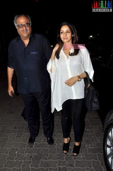 Sridevi and Boney Kapoor at Dil Dhadakne Do Party