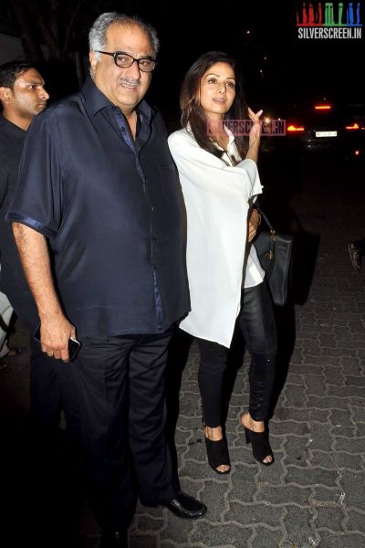 Sridevi and Boney Kapoor at Dil Dhadakne Do Party