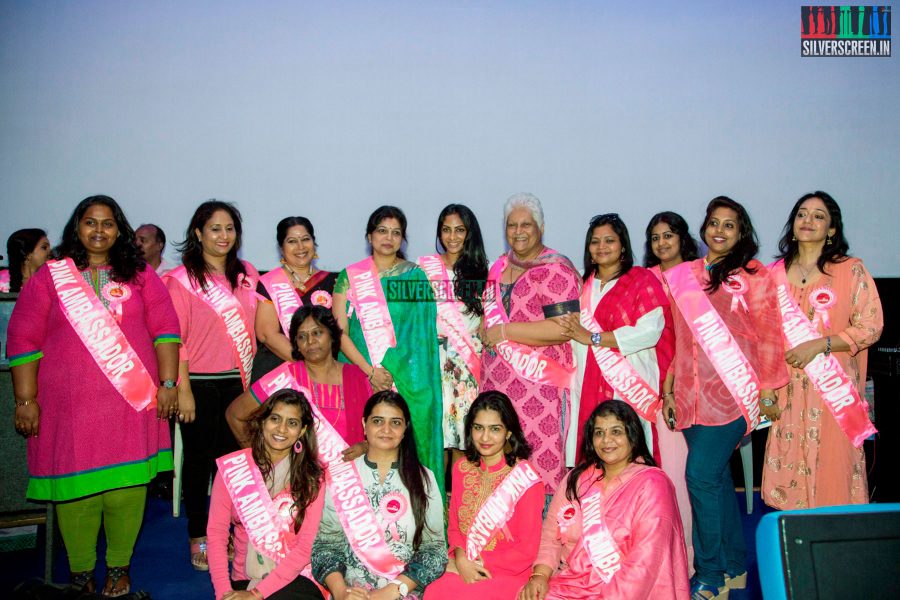 Sriya Reddy at the Launch of Chennai Turns Pink- A Breast Cancer Awareness Advertisement