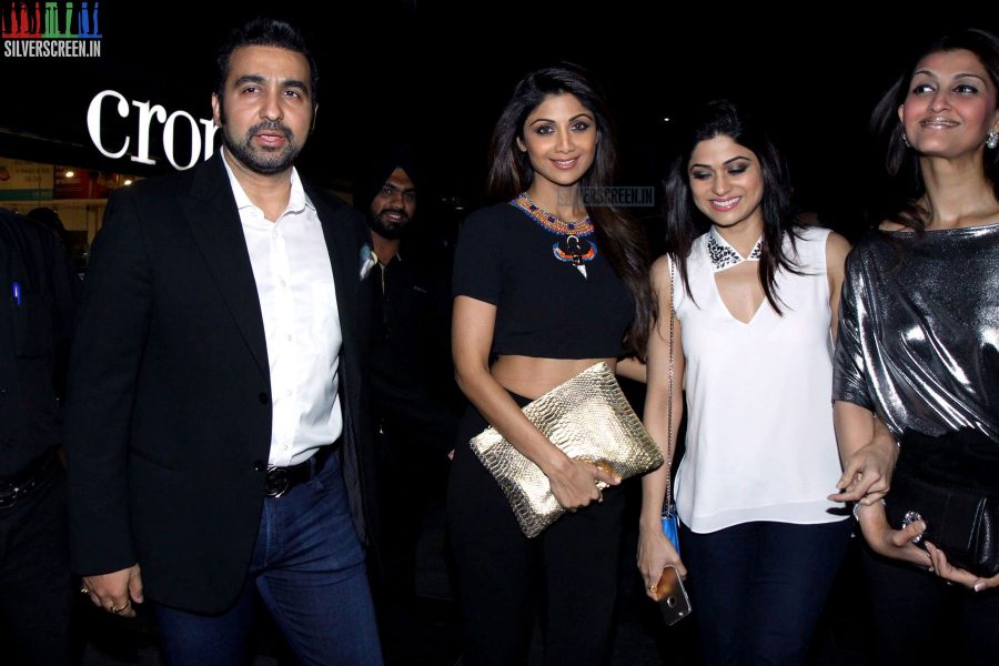 Shilpa Shetty and Shamita Shetty at Fast & Furious 7 Premiere