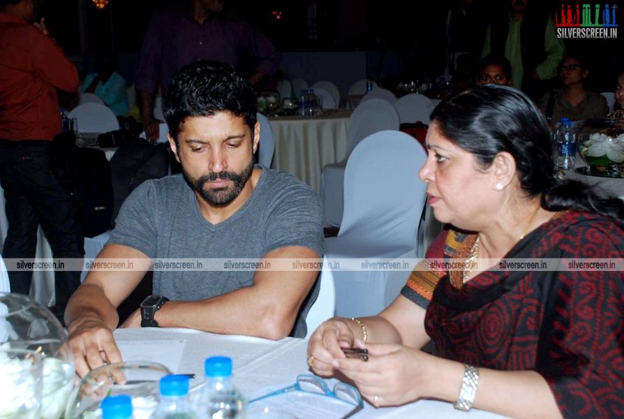 Farhan Akhtar at Population Foundation of India event