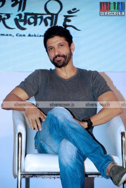 Farhan Akhtar at Population Foundation of India event