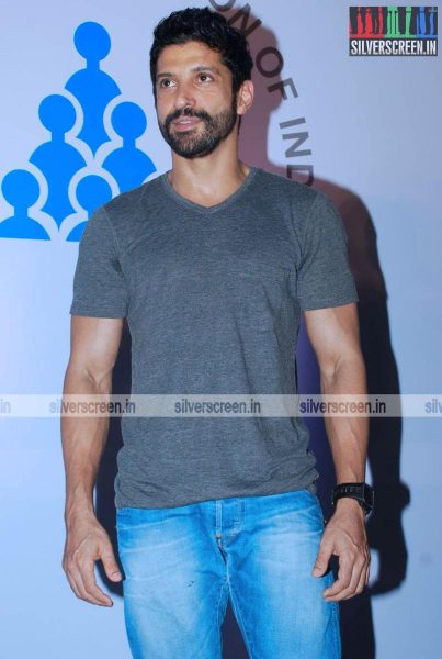 Farhan Akhtar at Population Foundation of India event