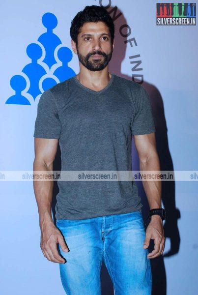 Farhan Akhtar at Population Foundation of India event