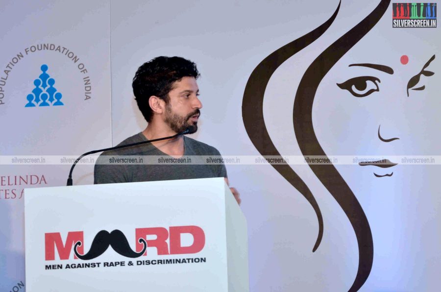 Farhan Akhtar at Population Foundation of India event