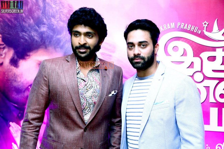 Vikram Prabhu and Navdeep at Idhu Enna Maayam Movie Audio Launch Photos