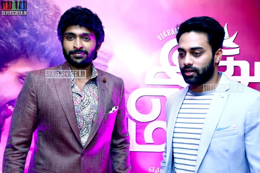 Vikram Prabhu and Navdeep at Idhu Enna Maayam Movie Audio Launch Photos