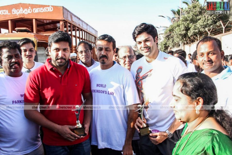 Jayam Ravi at World Parkinson's Awareness Day