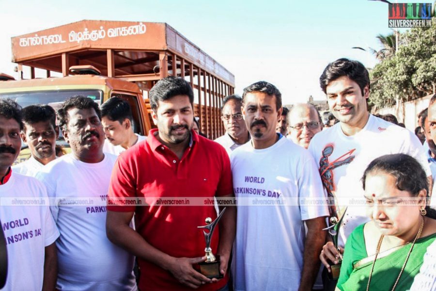 Jayam Ravi at World Parkinson's Awareness Day