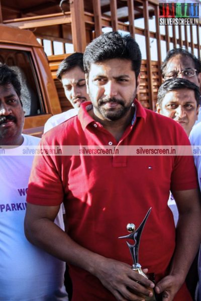 Jayam Ravi at World Parkinson's Awareness Day