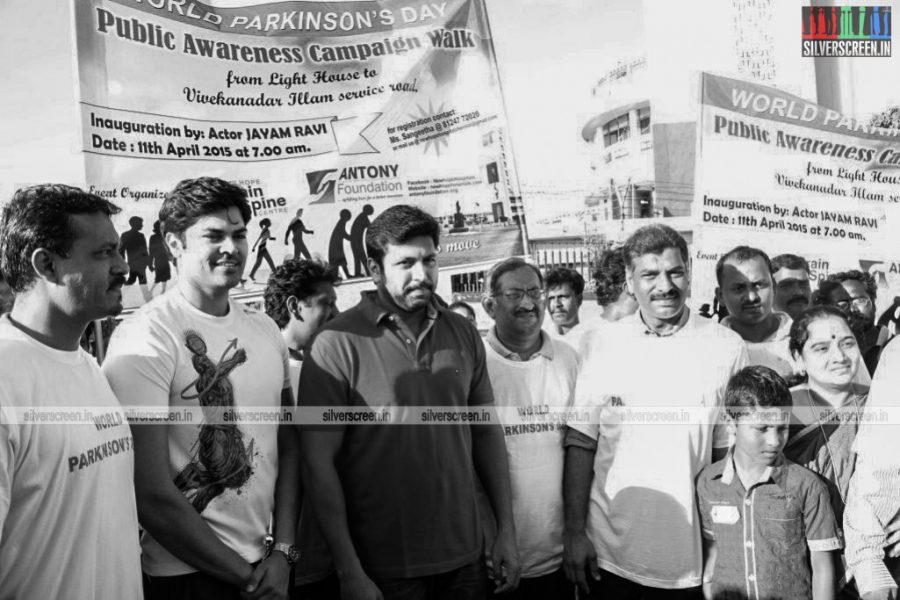 Jayam Ravi at World Parkinson's Awareness Day