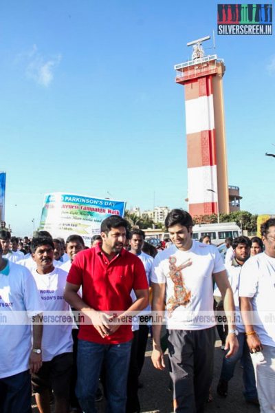 Jayam Ravi at World Parkinson's Awareness Day