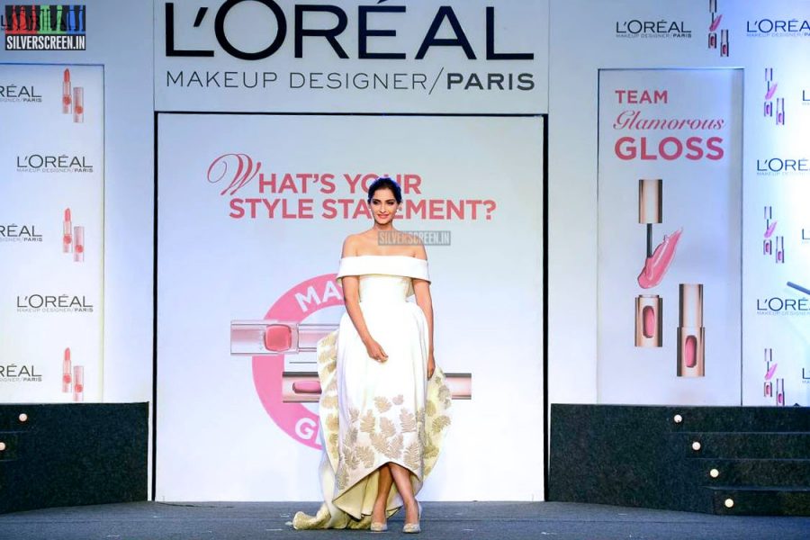 Katrina Kaif and Sonam Kapoor at a L'Oreal Promo for Cannes 2015