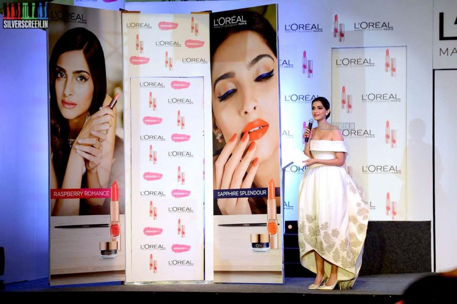 Katrina Kaif and Sonam Kapoor at a L'Oreal Promo for Cannes 2015