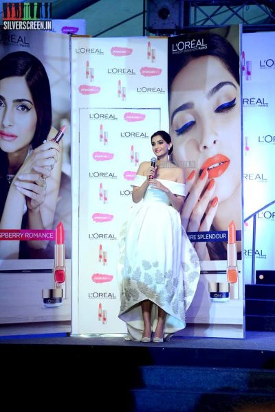 Katrina Kaif and Sonam Kapoor at a L'Oreal Promo for Cannes 2015