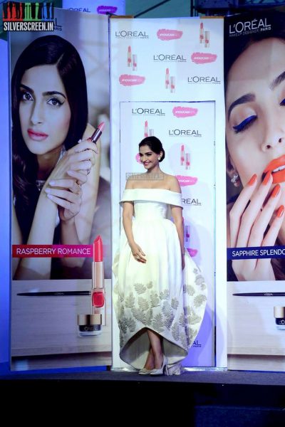 Katrina Kaif and Sonam Kapoor at a L'Oreal Promo for Cannes 2015