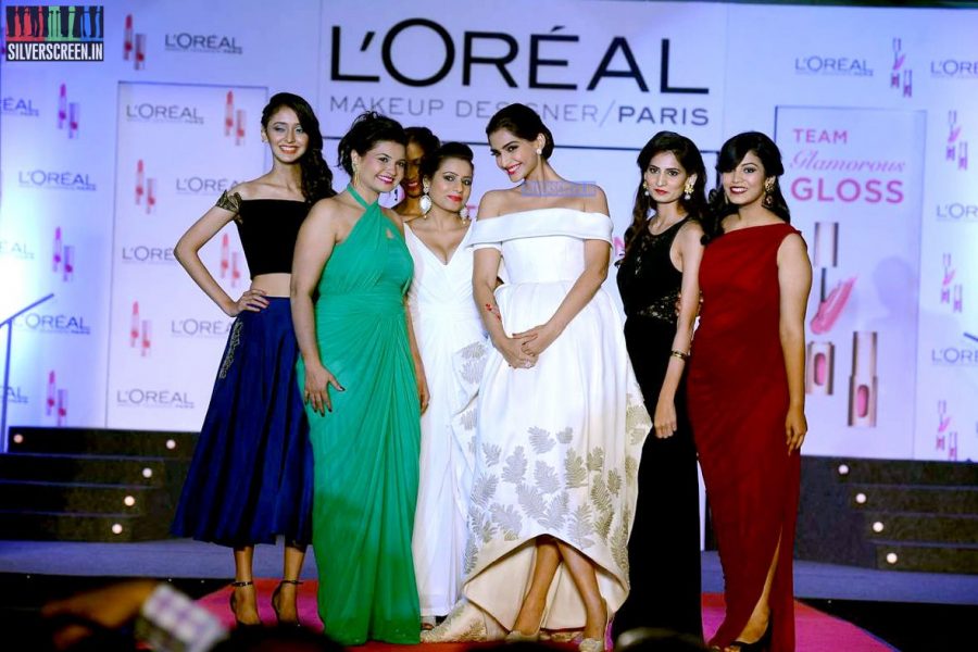 Katrina Kaif and Sonam Kapoor at a L'Oreal Promo for Cannes 2015