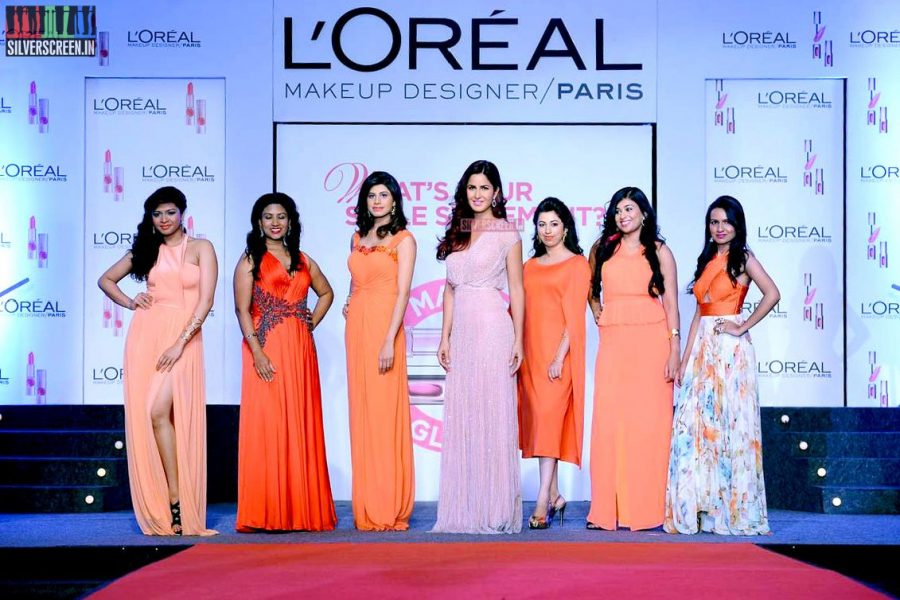 Katrina Kaif and Sonam Kapoor at a L'Oreal Promo for Cannes 2015