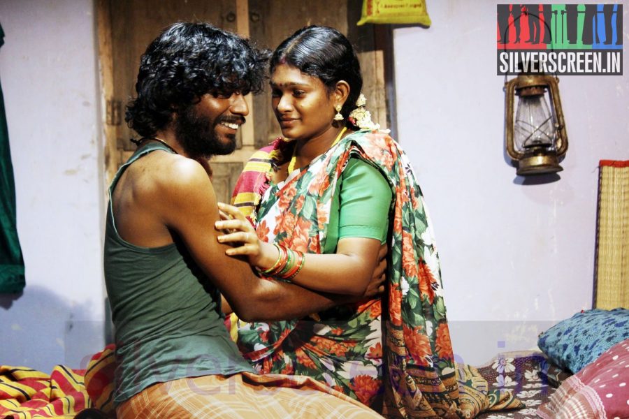 Actor Tamizh and Actress Natchathira in Kidaa Poosari Magudi Movie
