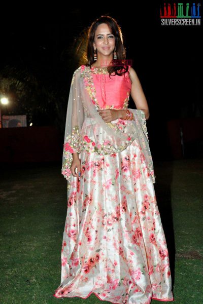 Lakshmi Manchu at Naalo Okadu Audio Launch Photos