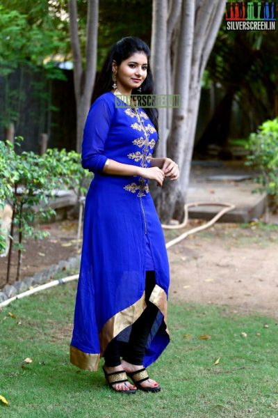 Actress Reshmi Menon at the Natpathigaram – 79 Movie Audio Launch Photos