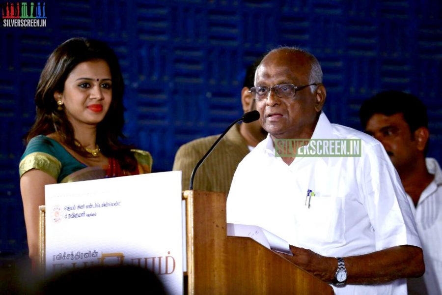 SP Muthuraman at the Natpathigaram – 79 Movie Audio Launch Photos