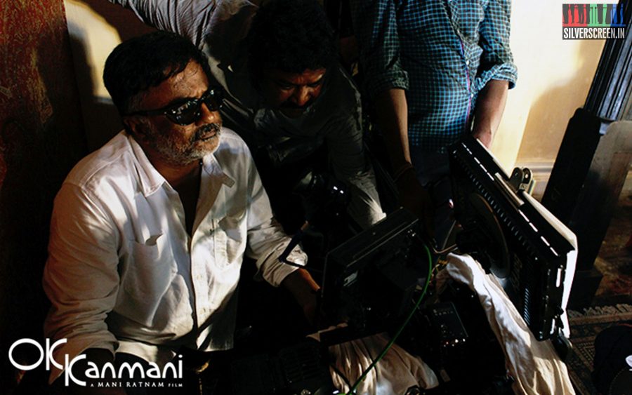 Cinematographer PC Sreeram in Oh Kadhal Kanmani Movie Working Stills