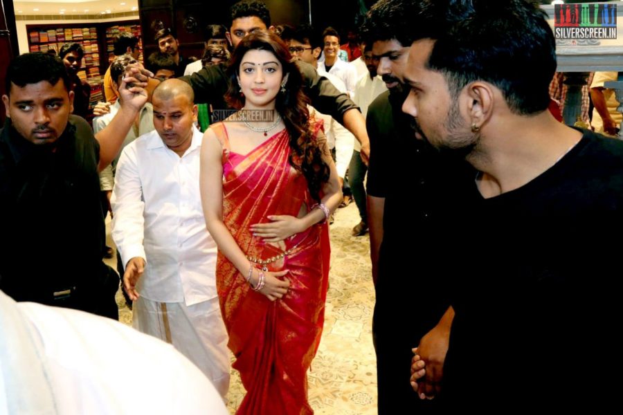 Pranitha Launches VRK Silks Showroom