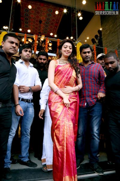 Pranitha Launches VRK Silks Showroom