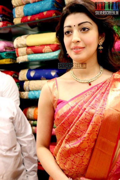 Pranitha Launches VRK Silks Showroom