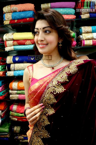 Pranitha Launches VRK Silks Showroom