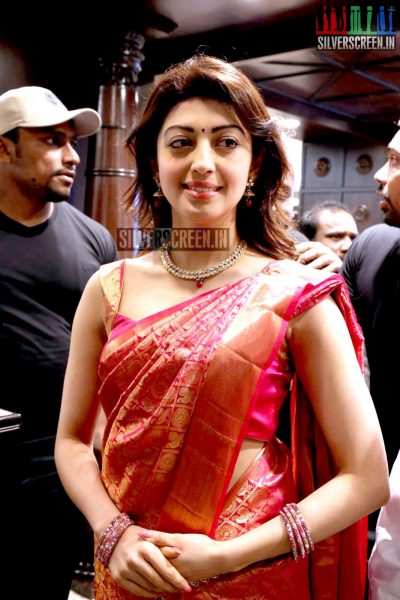 Pranitha Launches VRK Silks Showroom