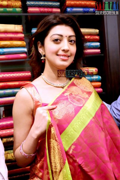 Pranitha Launches VRK Silks Showroom