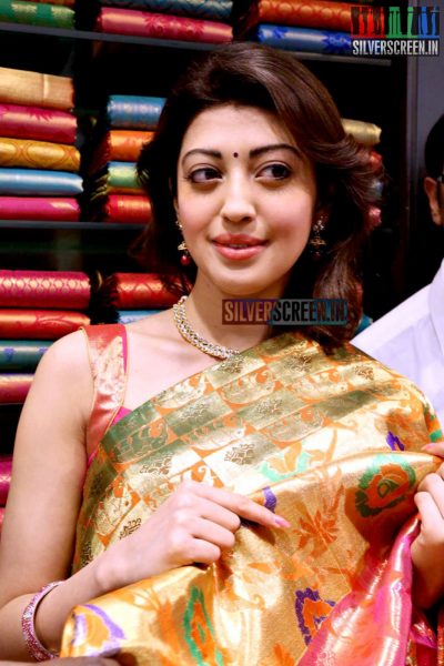 Pranitha Launches VRK Silks Showroom