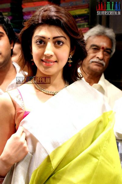 Pranitha Launches VRK Silks Showroom