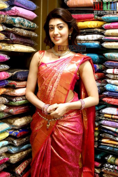 Pranitha Launches VRK Silks Showroom